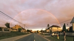 Es regenete nicht und dennoch gab es einen Regenbogen.